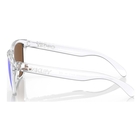 Image of Oakley Frogskins Prizm Sunglasses - Polished Clear Frame/PRIZM Violet Lens