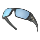Image of Oakley Fuel Cell Polarized Sunglasses - Matte Black Frame/Prizm Deep Blue Polarized Lens