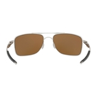 Image of Oakley Gauge 8 L Polarised Sunglasses - Polished Chrome/Tungsten Iridium Polarised