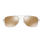 Image of Oakley Gauge 8 L Polarised Sunglasses - Polished Chrome/Tungsten Iridium Polarised
