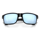 Image of Oakley Gibston Polarized Sunglasses - Matte Black Frame / Prizm Deep Water Polarized Lens