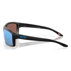 Image of Oakley Gibston Polarized Sunglasses - Matte Black Frame / Prizm Deep Water Polarized Lens