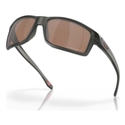 Image of Oakley Gibston Polarized Sunglasses - Matte Grey Smoke Frame / Prizm Tungsten Polarized Lens