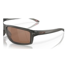 Image of Oakley Gibston Polarized Sunglasses - Matte Grey Smoke Frame / Prizm Tungsten Polarized Lens