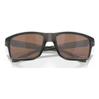 Image of Oakley Gibston Polarized Sunglasses - Matte Grey Smoke Frame / Prizm Tungsten Polarized Lens