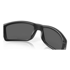 Image of Oakley Gibston Sunglasses - Matte Black Frame / Prizm Black Lens