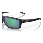 Image of Oakley Gibston Sunglasses - Matte Black Frame / Prizm Jade Lens