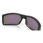 Image of Oakley Gibston Sunglasses - Matte Black Frame / Prizm Jade Lens
