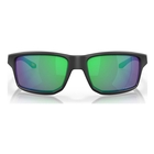 Image of Oakley Gibston Sunglasses - Matte Black Frame / Prizm Jade Lens