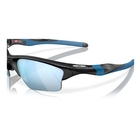 Image of Oakley Half Jacket 2.0 XL Prizm Polarized Sunglasses - Matte Black Frame/Prizm Deep Water Polarized Lens