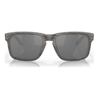 Image of Oakley Holbrook Prizm Polarized Sunglasses - Woodgrain Frame/Prizm Black Polarized Lens