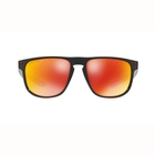 Image of Oakley Holbrook R Prizm Polarized Sunglasses - Polished Black Frame/Prizm Ruby Polarized Lens