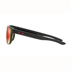 Image of Oakley Holbrook R Prizm Polarized Sunglasses - Polished Black Frame/Prizm Ruby Polarized Lens
