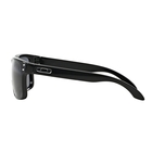 Image of Oakley Holbrook Sunglasses - Polished Black Frame/Grey Polarized Lens