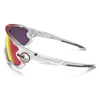 Image of Oakley Jawbreaker Prizm Road Tour De France Sunglasses - Polished White Frame / Prizm Road Lens