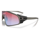 Image of Oakley Latch Panel Sunglasses - Matte Grey Smoke / Prizm Snow Sapphire Lens