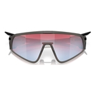 Image of Oakley Latch Panel Sunglasses - Matte Grey Smoke / Prizm Snow Sapphire Lens