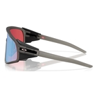 Image of Oakley Latch Panel Sunglasses - Matte Grey Smoke / Prizm Snow Sapphire Lens