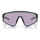 Image of Oakley Latch Panel Sunglasses - Crystal Black Frame / Prizm Slate Lens