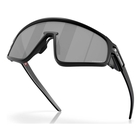 Image of Oakley Latch Panel Sunglasses - Matte Black Frame / Prizm Black Lens