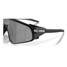 Image of Oakley Latch Panel Sunglasses - Matte Black Frame / Prizm Black Lens