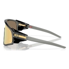 Image of Oakley Latch Panel Sunglasses - Grey Smoke Frame / Prizm 24K Lens