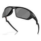 Image of Oakley Lateralis Polarized Sunglasses - Matte Black Frame / Prizm Black Polarized Lenses