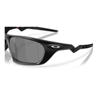 Image of Oakley Lateralis Polarized Sunglasses - Matte Black Frame / Prizm Black Polarized Lenses