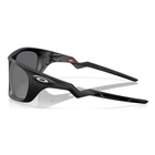 Image of Oakley Lateralis Polarized Sunglasses - Matte Black Frame / Prizm Black Polarized Lenses