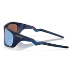 Image of Oakley Lateralis Polarized Sunglasses - Matte Transparent Blue Frame/Prizm Deep Water Lens