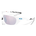 Image of Oakley Lateralis Sunglasses - Matte White Frame / Prizm Snow Sapphire