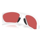 Image of Oakley Lateralis Sunglasses - Matte White Frame / Prizm Snow Sapphire