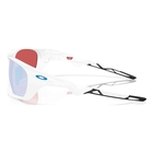 Image of Oakley Lateralis Sunglasses - Matte White Frame / Prizm Snow Sapphire