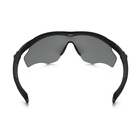 Image of Oakley M2 Frame XL Polarized Sunglasses - Polished Black Frame/Black Iridium Polarized Lens