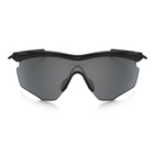 Image of Oakley M2 Frame XL Polarized Sunglasses - Polished Black Frame/Black Iridium Polarized Lens