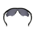 Image of Oakley M2 Frame XL Sunglasses - Polished Black Frame/Grey Lens