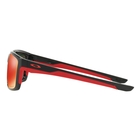 Image of Oakley Mainlink Prizm Polarised Sunglasses - Polished Black Frame/Prizm Ruby Polarized Lens