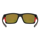 Image of Oakley Mainlink Prizm Polarised Sunglasses - Polished Black Frame/Prizm Ruby Polarized Lens