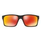 Image of Oakley Mainlink Prizm Polarised Sunglasses - Polished Black Frame/Prizm Ruby Polarized Lens
