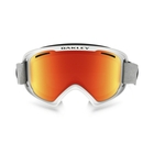 Image of Oakley O2 XM Ski Goggles - Matte White Frame/Fire Iridium Lens