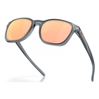 Image of Oakley Objector Prizm Polarized Sunglasses - Matte Crystal Black Frame / Prizm Rose Gold Polarized Lens