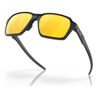 Image of Oakley Parlay Prizm Polarized Sunglasses - Carbon Frame / Prizm 24K Polarized Lens