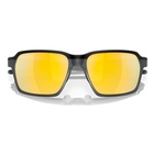 Image of Oakley Parlay Prizm Polarized Sunglasses - Carbon Frame / Prizm 24K Polarized Lens