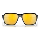Image of Oakley Parlay Prizm Polarized Sunglasses - Carbon Frame / Prizm 24K Polarized Lens