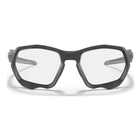 Image of Oakley Plazma Photochromic Sunglasses - Matte Carbon Frame / Photochromic Lens