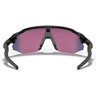 Image of Oakley Radar EV Advancer Prizm Glasses - Polsihed Black Frame / PRIZM Road Lens