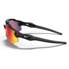 Image of Oakley Radar EV Advancer Prizm Glasses - Polsihed Black Frame / PRIZM Road Lens