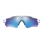 Image of Oakley Radar EV Path Prizm Sunglasses - Polished White Frames/PRIZM Sapphire Lens