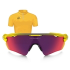Image of Oakley Radar EV Path Prizm Road Tour De France Sunglasses - Team Yellow Frame / Prizm Road Lens