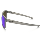 Image of Oakley Sliver XL Polarized Sunglasses - Matte Grey Frame / Sapphire Iridium Lens